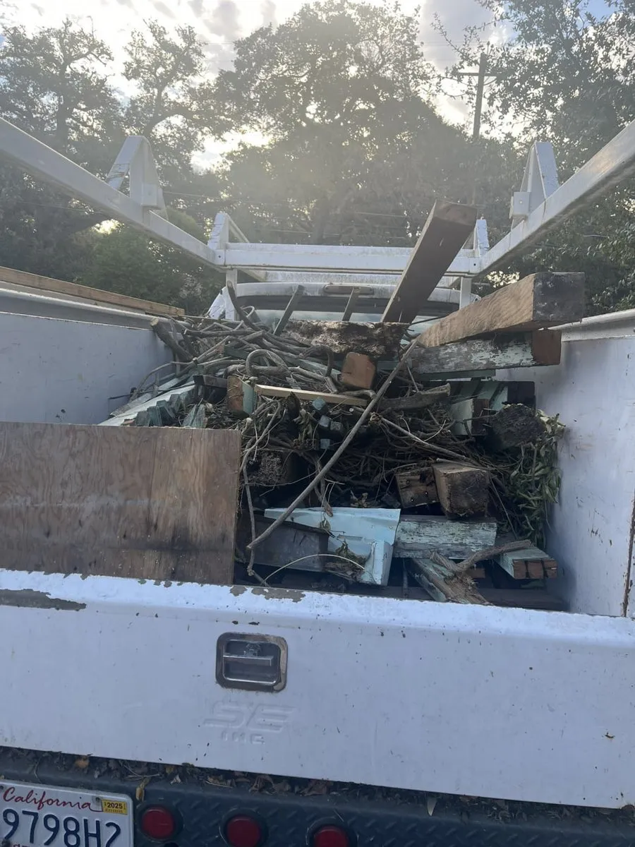 Before MZM junk removal: Full Truck Haul-Away &middot; Sacramento, CA