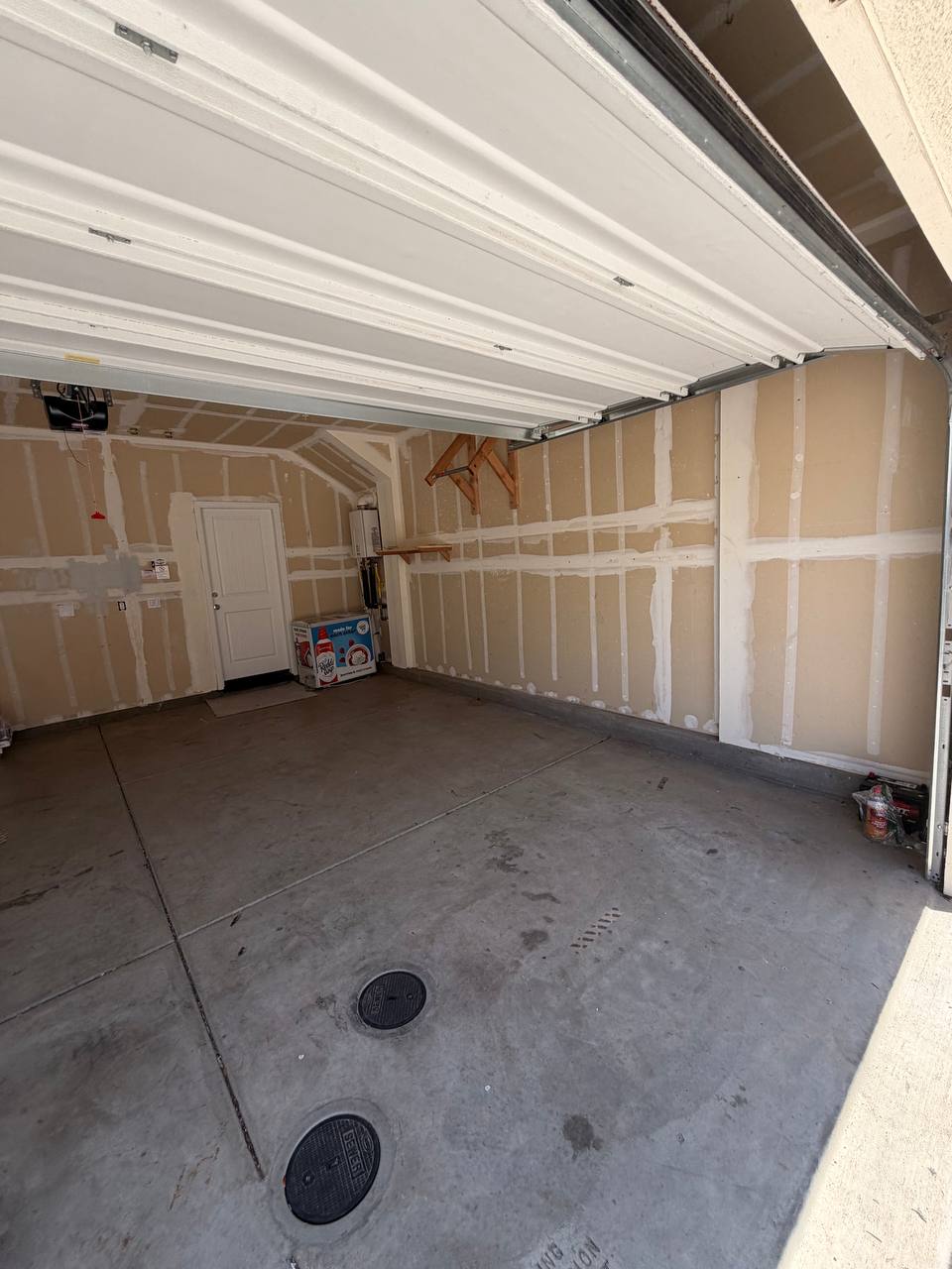 Garage items staged for MZM Junk Removal pickup