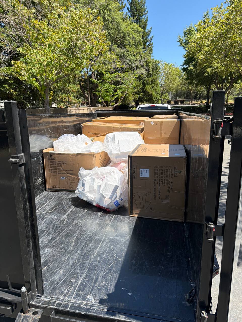 Appliance removal job by MZM Junk Removal